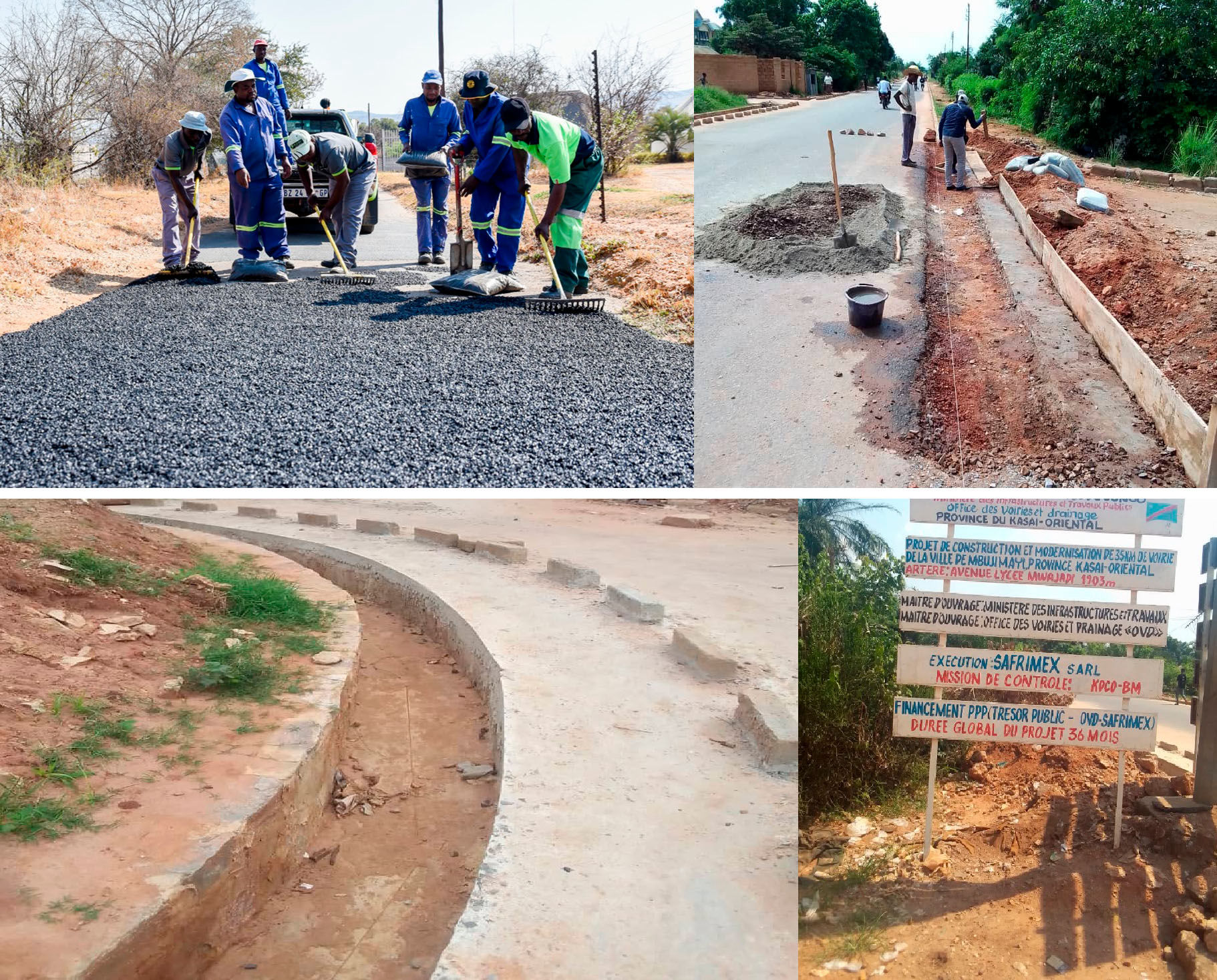Construction of 35Km road in Kasai DRC