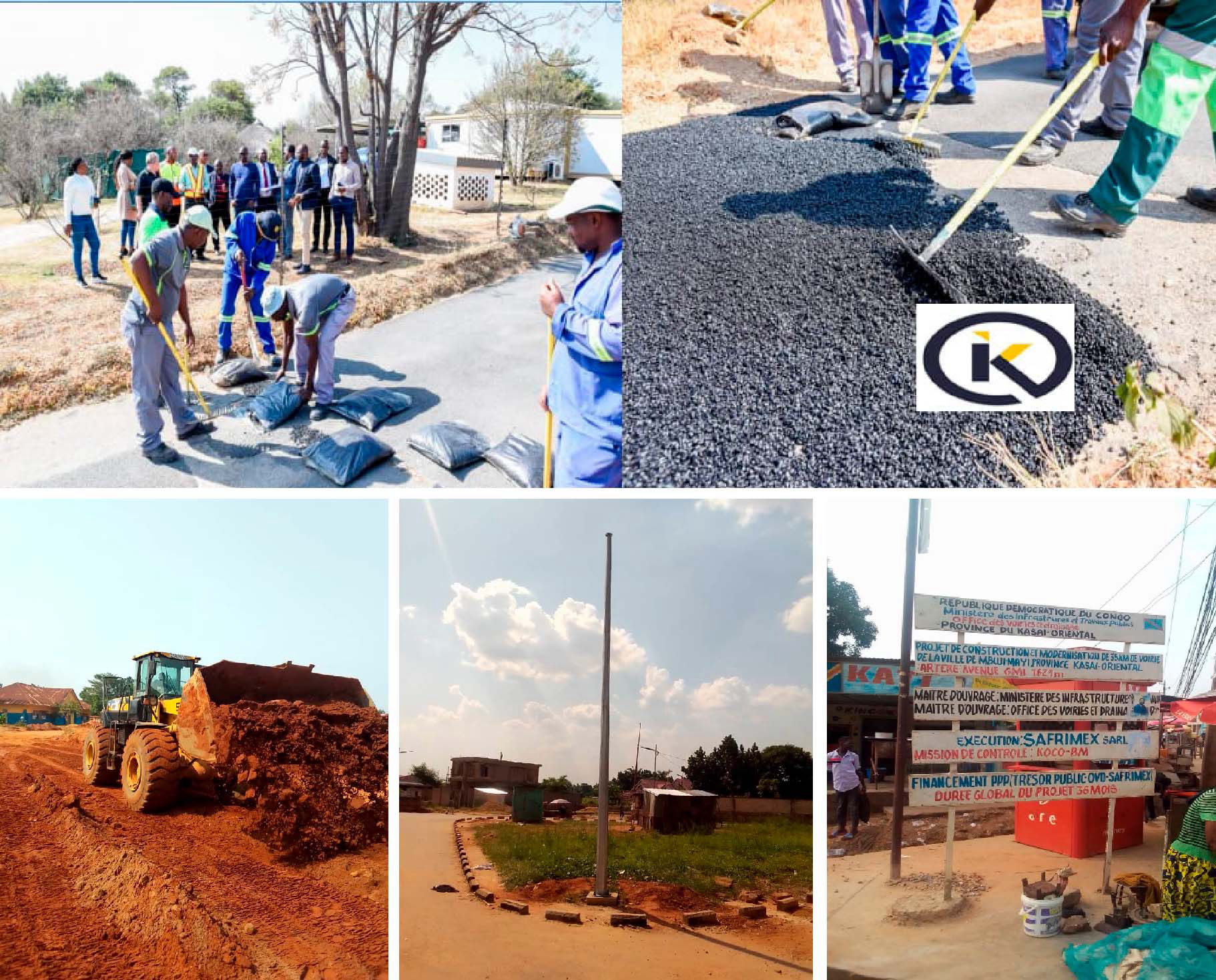 Construction of 35Km road in Kasai DRC