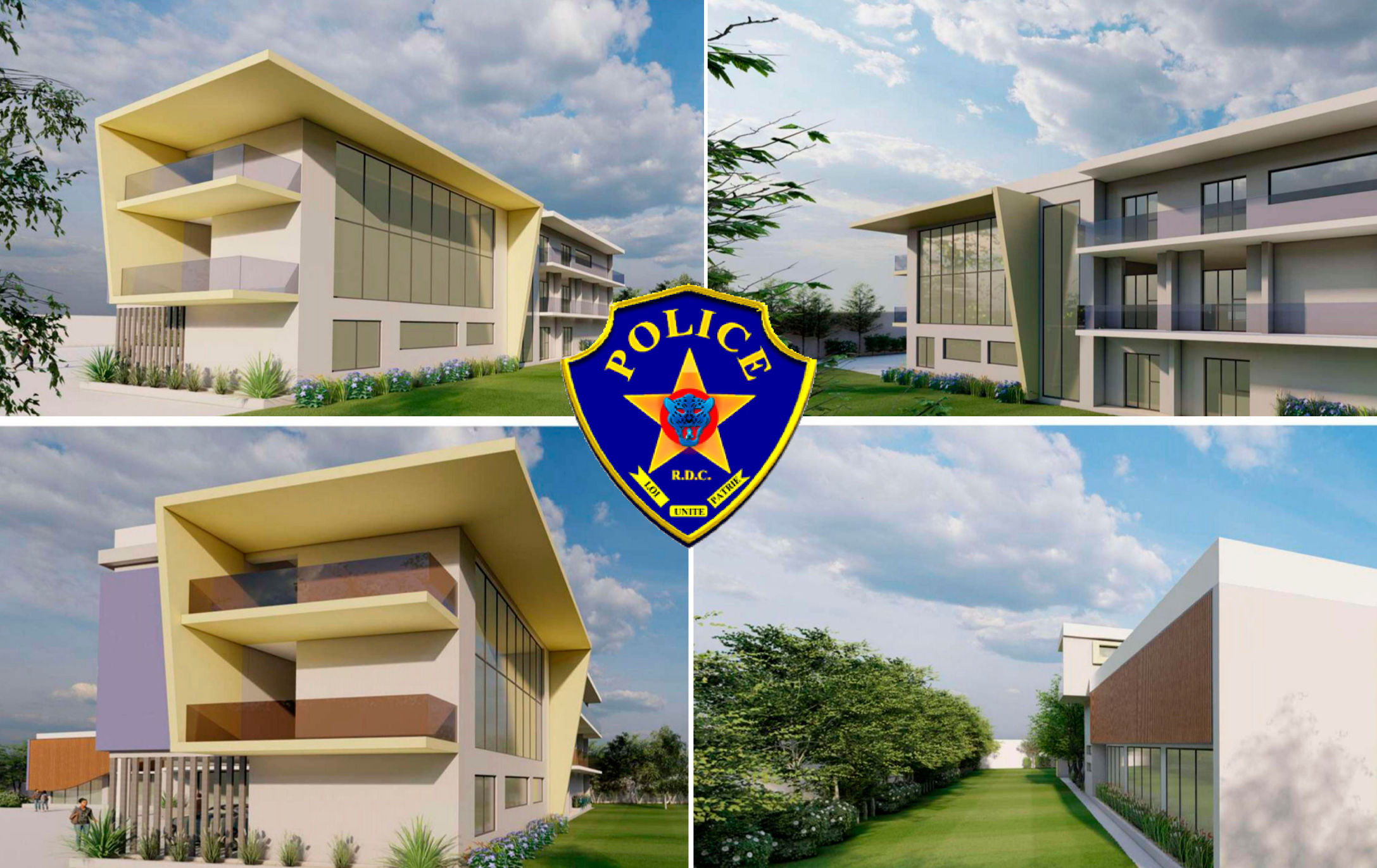 CONSTRUCTION POLICE STATION KINSHASA DRC